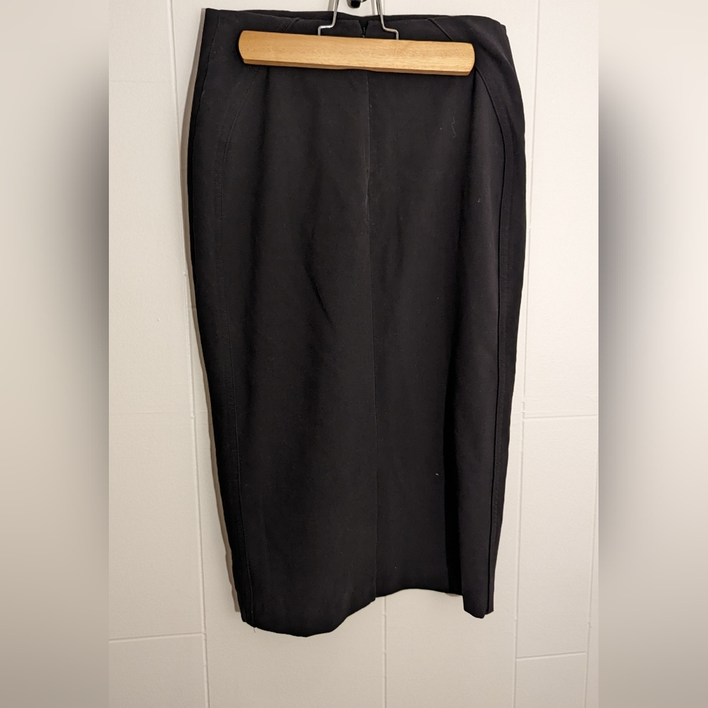 Pencil Midi Skirt - Black